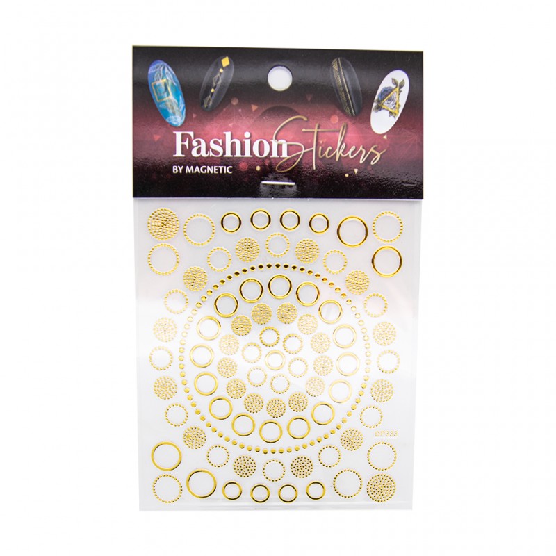 Fashion Sticker Circles Kreise GOLD