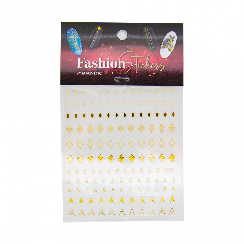 Fashion Sticker Diamond Rauten GOLD