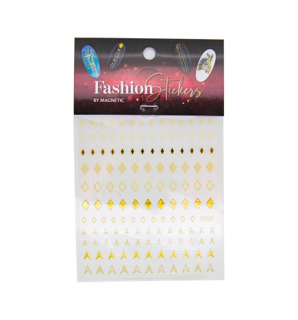 Fashion Sticker Diamond Rauten gold