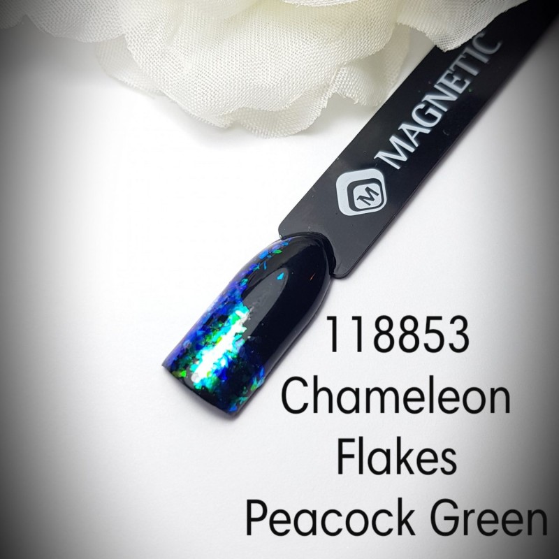 Chameleon Flakes PEACOCK GREEN