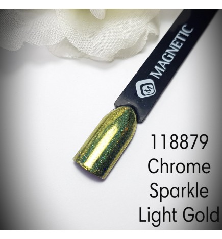 Magnetic Chrome Sparkle Light Gold