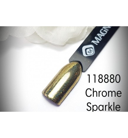 Magnetic Chrome Sparkle Gold