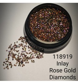 Inlay Rose Gold Diamonds