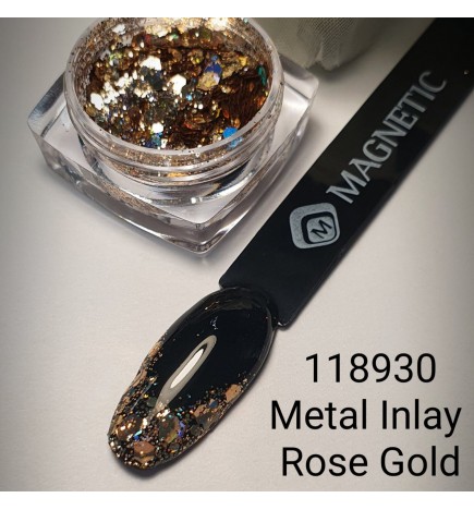 Metal Inlay Rose Gold