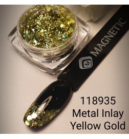 Metal Inlay Yellow Gold