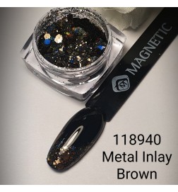 Metal Inlay Brown